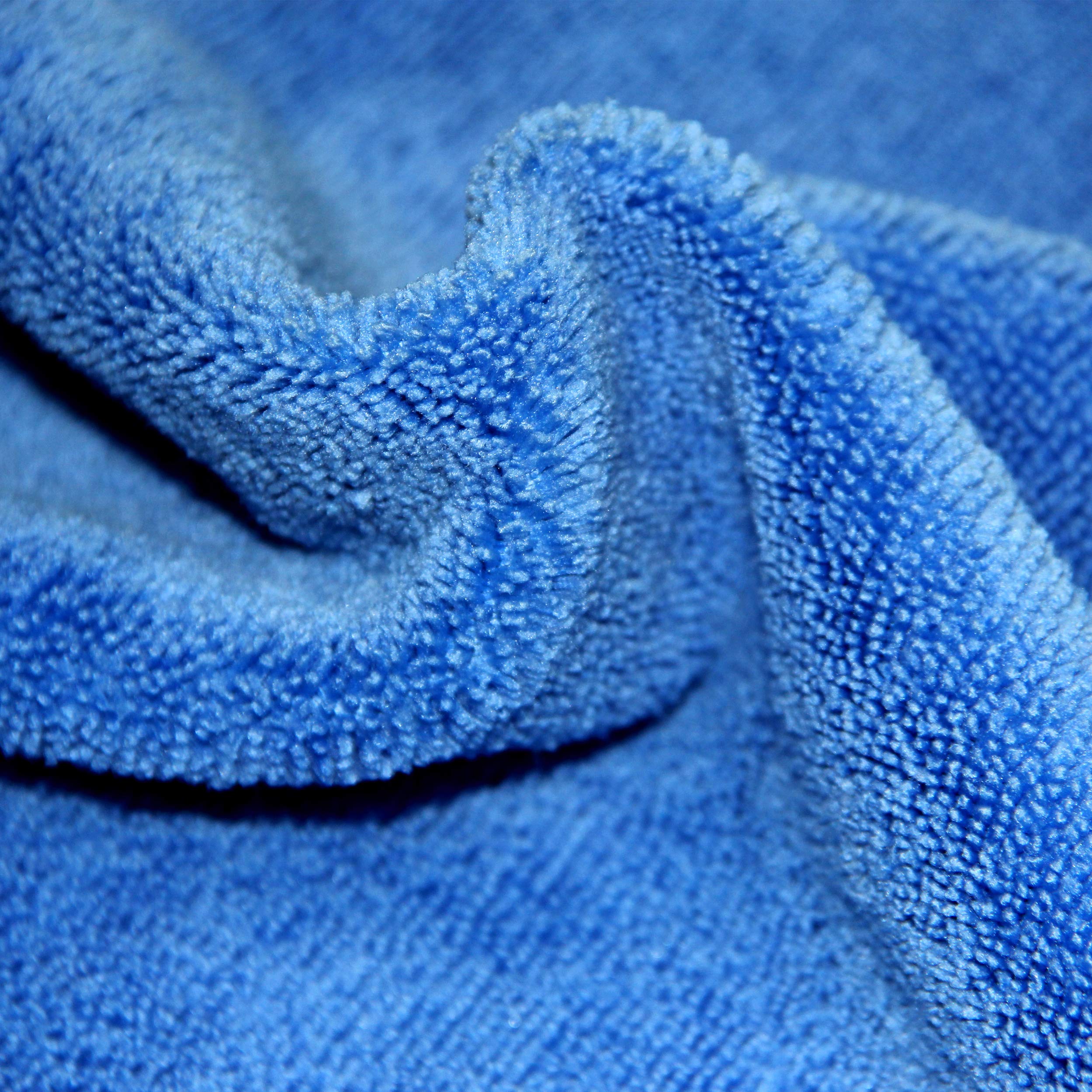 POLYTE Microfiber Cleaning Towel (16x24 in, 18 Pack, Blue,Green,Yellow) - Image 3