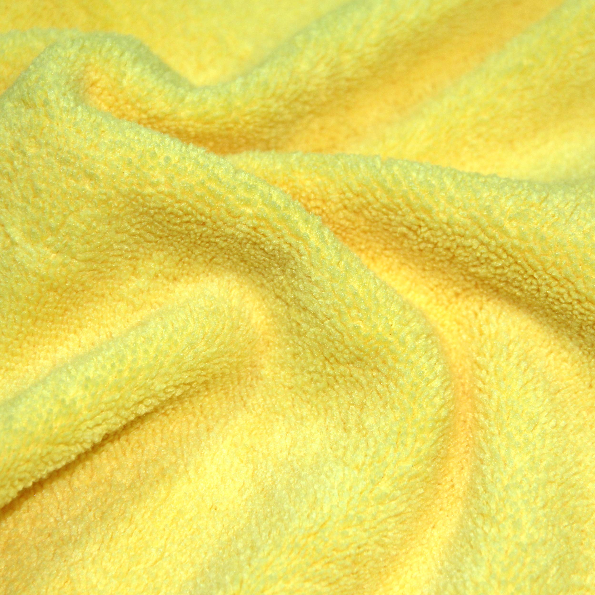 POLYTE Microfiber Cleaning Towel (16x24 in, 18 Pack, Blue,Green,Yellow) - Image 5