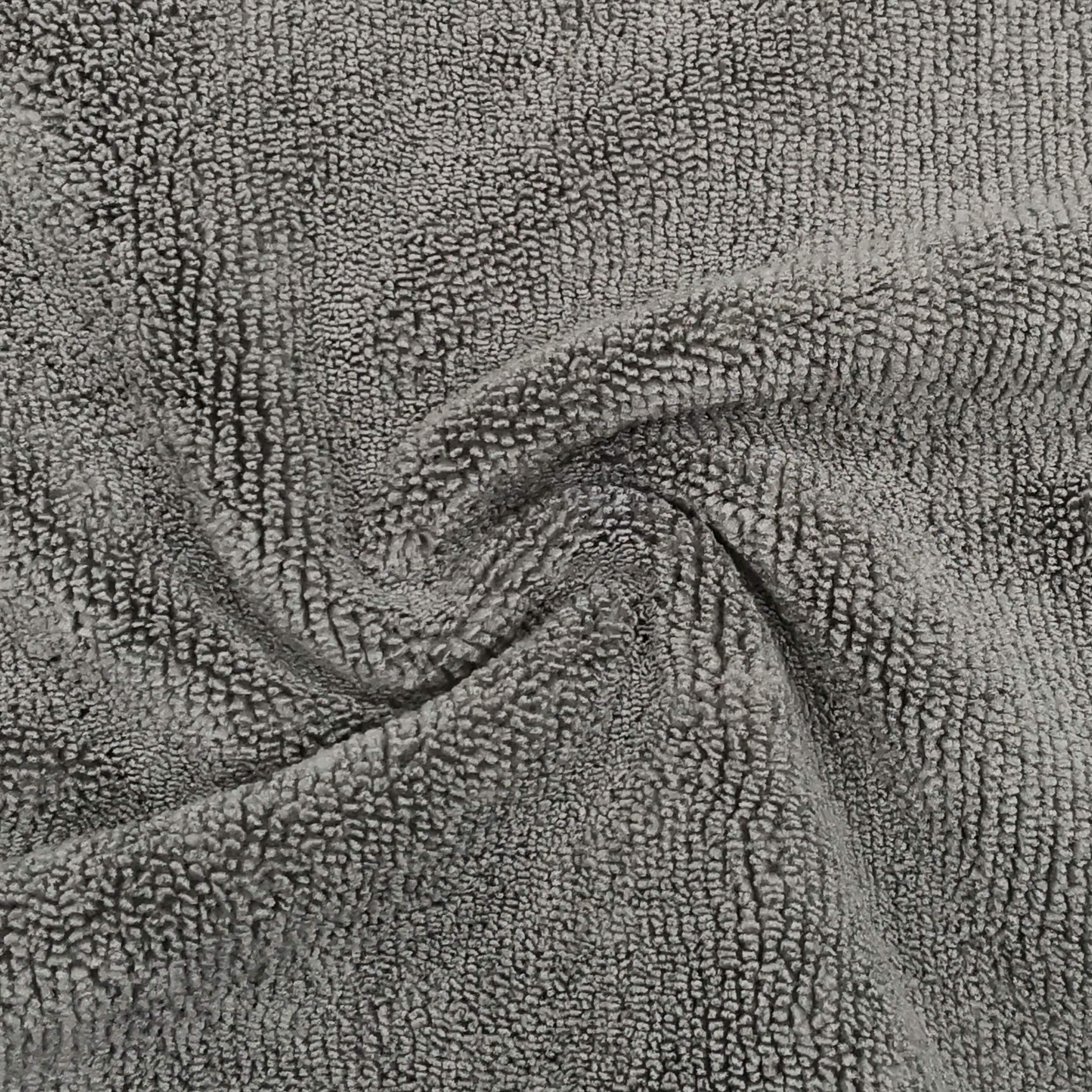 POLYTE Professional Microfiber Cleaning Cloth, 14 x 14 in, Blue, Camel, Gray (12 Pack) - Image 3