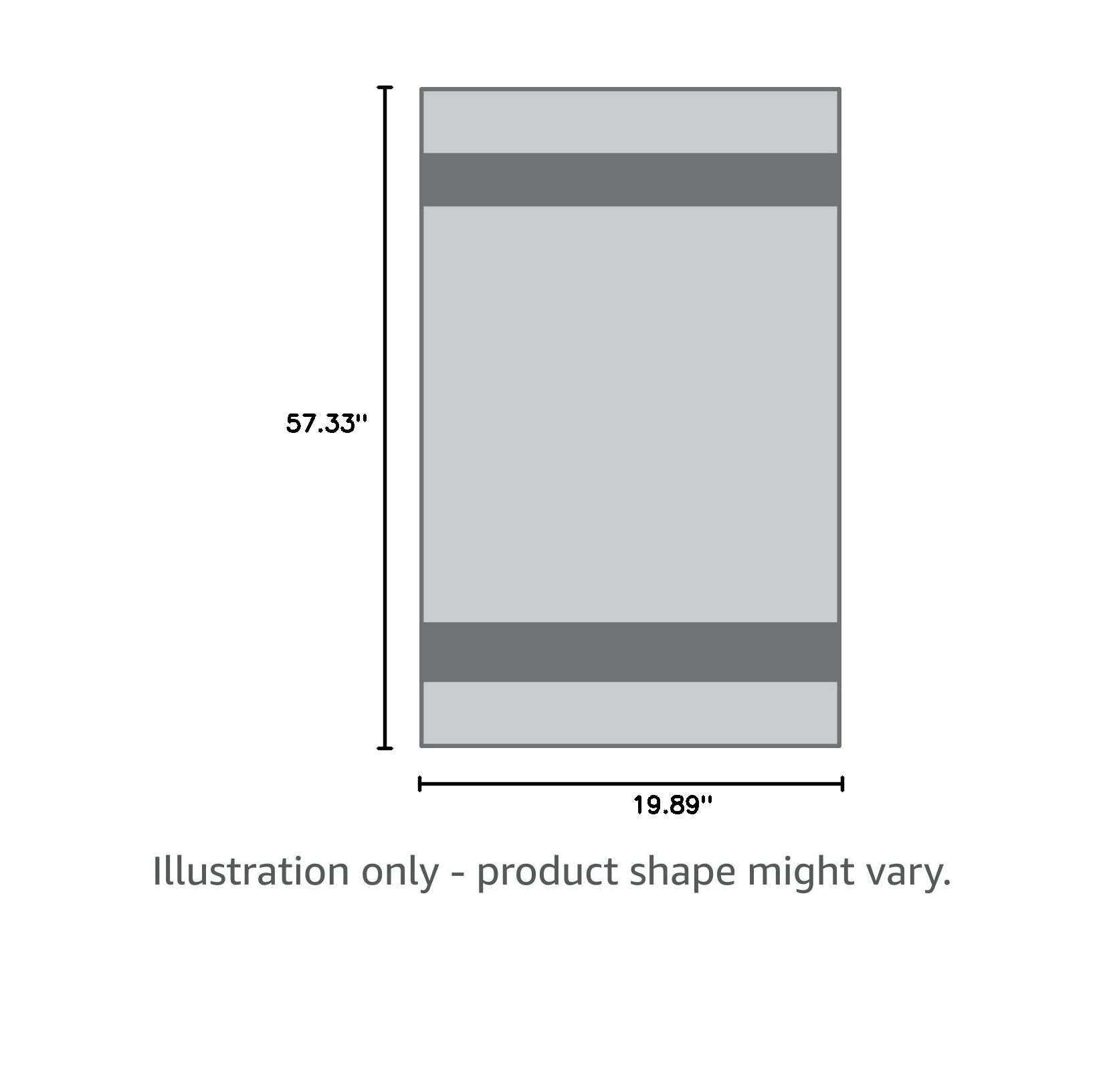 POLYTE Quick Dry Microfiber Bath Towel Body Wrap for Men, One Size (Gray) - Image 7